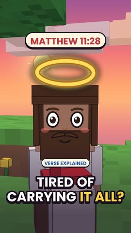 Matthew 11:28: Tired of carrying it all?