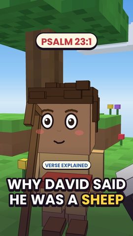 Psalm 23:1: Why did David call himself a sheep?